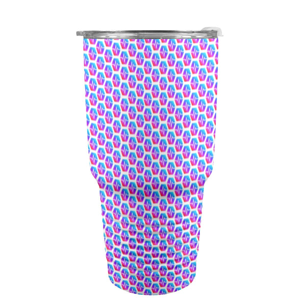 Pulses Small Insulated Stainless Steel Tumbler (30oz ）