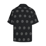 Hex Black & Grey Men's All Over Print Hawaiian Shirt