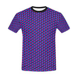 Pulses Small Black Men's All Over Print T-shirt