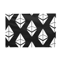 Ethereums Black Flag (70" x 47") - Crypto Wearz