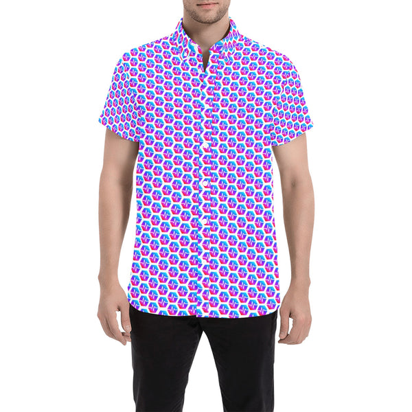 Pulses Small Men's All Over Print Shirt