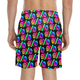 Hex PulseX Pulse Black Men's Mid-Length Beach Shorts