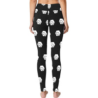 Hex White Black Women's Workout Leggings