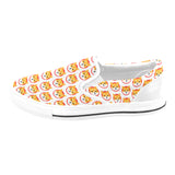 Shiba Inu Men's Slip-on Canvas Shoes