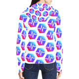 Pulse Women's All Over Print Full Zip Hoodie