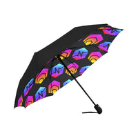 Hex Pulse Combo Black Anti-UV Automatic Umbrella (Underside Printing)