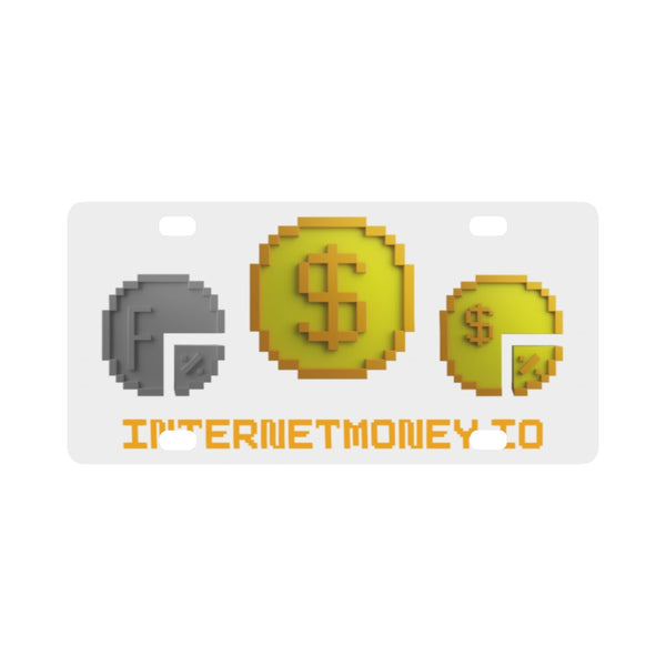 InternetMoney Classic License Plate