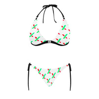 PulseX Sexy Halter Bikini Swimsuit (Front Buckle)