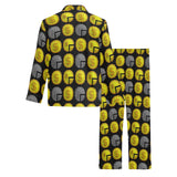 IM ALL 3 BLK Men's Long Pajama Set