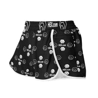 Hex Dot Com White Women's Sports Shorts