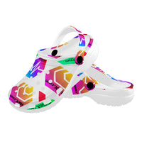 HPXdotCOM Custom Print Adults Clogs