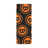 Bitcoin Black & Orange Rectangle Mousepad(31"x12")