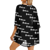 HEXdotcom Combo White Women's Kimono Chiffon Cover Up