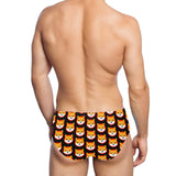 Shiba Inu Black Men's Swimming Briefs