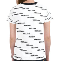 HEXdotcom Women's All Over Print Mesh Cloth T-shirt