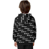 HEXdotcom Combo White Big Boys' Long Sleeve Hoodie