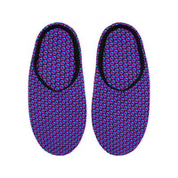 Pulses Small Black Men's Non-Slip Cotton Slippers