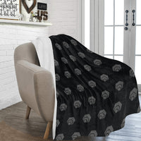 Hex Black & Grey Ultra-Soft Micro Fleece Blanket 60" x 80"