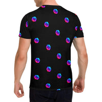 Pulse Small Black Men's All Over Print T-shirt