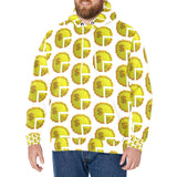 Time 3D 2 WHT New Men's All-Over Print Hoodie