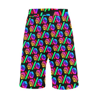 Hex PulseX Pulse Black Men's All Over Print Casual Shorts