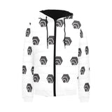 Hex Black Men's Hooded Bomber Jacket