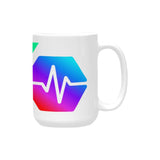 Hex PulseX Pulse Logos Plus-Size Mug (15 OZ)