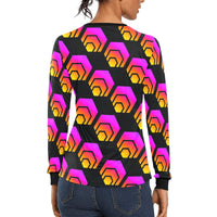 Hex Black Women's Long Sleeve T-shirt