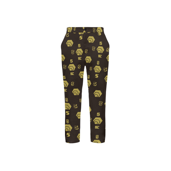 5555 Men's All Over Print Casual Trousers