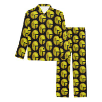 Time 3D 2 BLK Men's Long Pajama Set