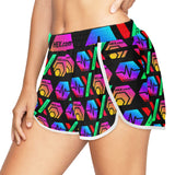 HPXdotCOM Black Women's Sports Shorts