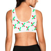 PulseX Women's All Over Print Sports Bra