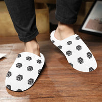 Hex Black Men's Non-Slip Cotton Slippers