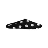 Hex White Black Men's Non-Slip Cotton Slippers