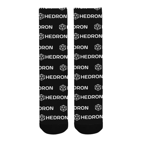 Hedron Combo White Men's Custom Socks