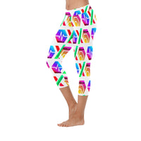 HPXdotCOM All-Over Low Rise Capri Leggings