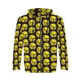 Time 3D 2 BLK Men's All Over Print Full Zip Hoodie