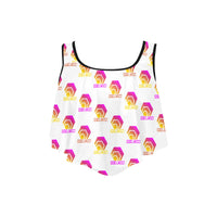 Hex Color Dot Com Flounce Bikini Top