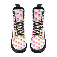 Hex Color Dot Com Women's PU Leather Martens Boots