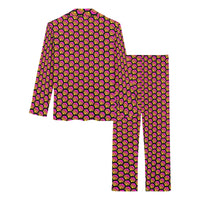 Hex Small Black Women's Long Pajama Set