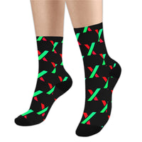 PulseX Black Sublimated Crew Socks (3 Packs)