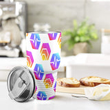 Hex Pulse Combo Insulated Stainless Steel Tumbler (30oz ）