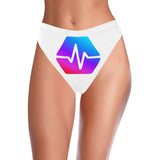 Pulse Logo High-Waisted High-Cut Bikini Bottom