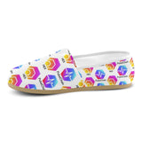 Hex Pulse TEXT Special Edition Casual Canvas Women's Shoes - Crypto Wearz