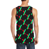 PulseX Black Men's All Over Print Tank Top