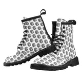 Future 3d WHT Men's PU Leather Martens Boots