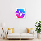 Pulse Logo Canvas Print 12"x12"