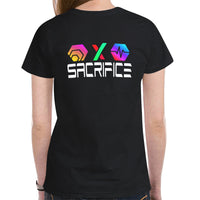 Sacrifice Women's All Over Print Mesh Cloth T-shirt