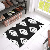 Ethereums Black Doormat 30"x18" (Rubber)