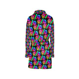 Hex PulseX Pulse Black Women's All Over Print Fleece Robe